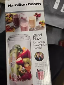 Hamilton Beach Blend Now Portable Cordless Blender Motor Only Rose Finish - Picture 1 of 3