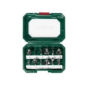 Parkside Router Bit Set - 12 piece set Complete With Hard Case - New - Picture 1 of 4