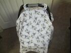 A Walk with Little Miss Print Handmade Baby Car Seat Carrier Cover