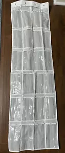 Organizador de zapatos colgantes Mainstays 24 bolsillos sobre puerta - Imagen 1 de 2