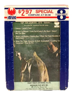 Top Ten Country Vol. 1- 8 American Pick Hits 1976, Track Tape C-6119 - Picture 1 of 4
