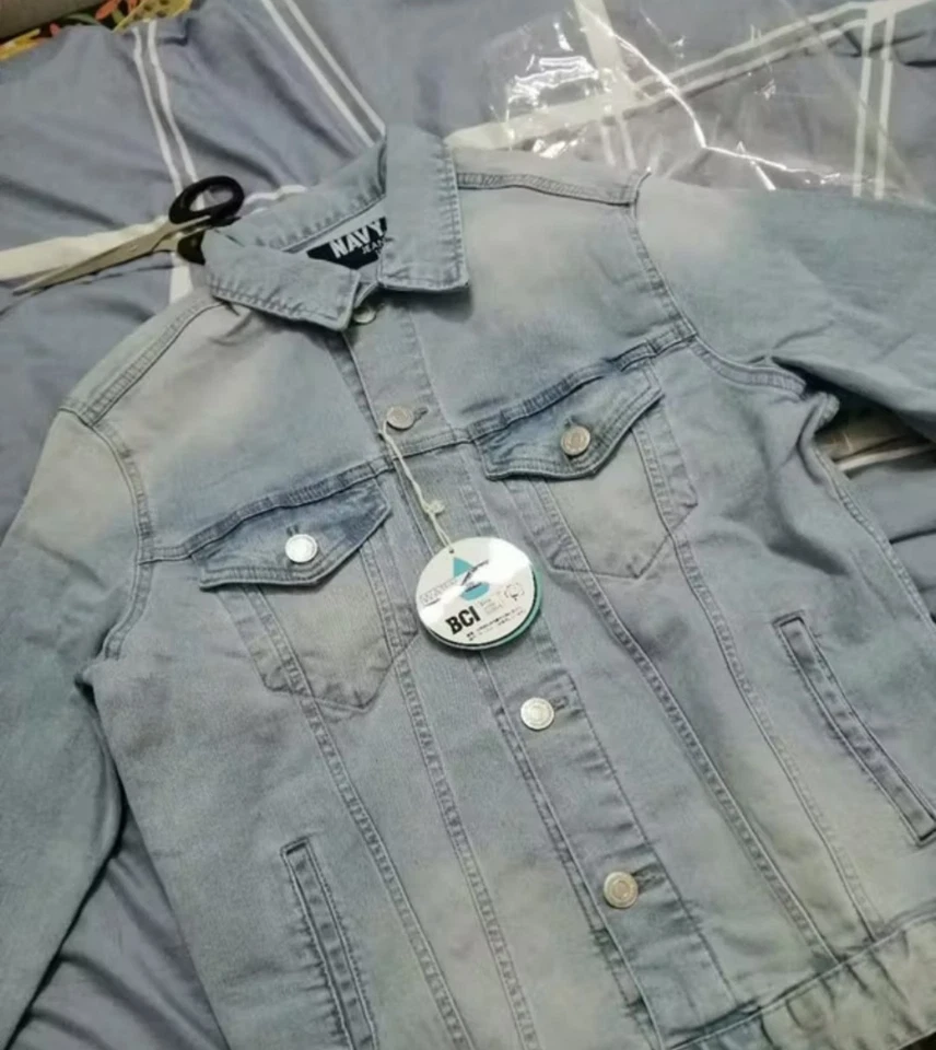 Denim Jean Men Jacket Size XL - Image 1 of 1