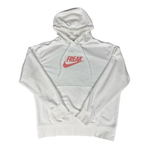 Nike Sportswear Giannis Freak Hoodie Sweatshirt White Men's Xl Cotton Logo - Picture 1 of 11