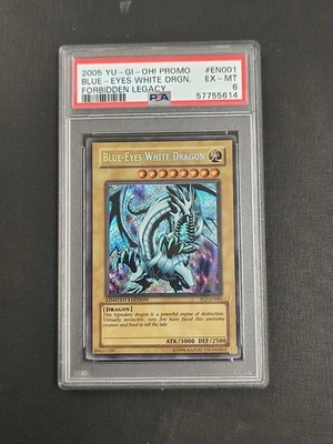 Yugioh Blue-Eyes White Dragon FL1-EN001 Secret Rare Limited Edition MP - Image 1 of 2