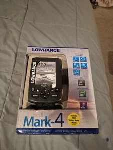 Lowrance Mark 4 - HDI mit Geber und Stromkabel Echolot Kartenplotter - Bild 1 von 9