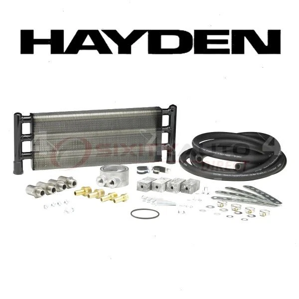 Hayden Engine Oil Cooler for 1959-1987 Chevrolet El Camino - Belts Cooling le Foto 1 de 4