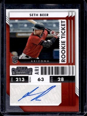 2022 Chronicles Seth Beer Contenders Rookie Ticket Auto RC #28 Diamondbacks - Image 1 of 2