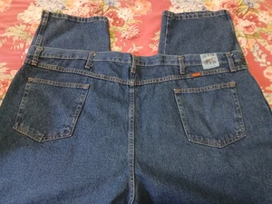 Rustler Men's Relaxed Fit Jeans 100%Cotton 50 x 30 NWT - Picture 1 of 5