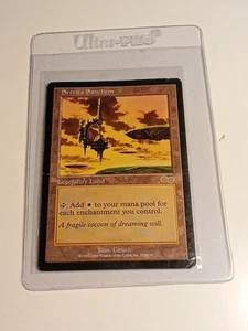 Magic the Gathering Serras Heiligtum Karte Urza's Saga Rare - Bild 1 von 8