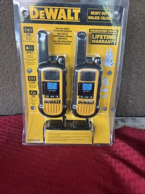 DEWALT DXFRS800 22-Channel Two Way Radio Walkie Talkies - Image 1 of 2