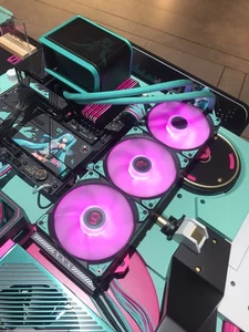 ASUS ROG RYUO IV 360 ARGB Hatsune Miku Edition Liquid Cooler radiator - Picture 1 of 6
