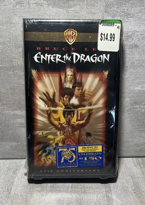 VHS Bruce Lee Enter the Dragon Special Edition 25th Anniversary NEW SEALED Hype Foto 1 de 3