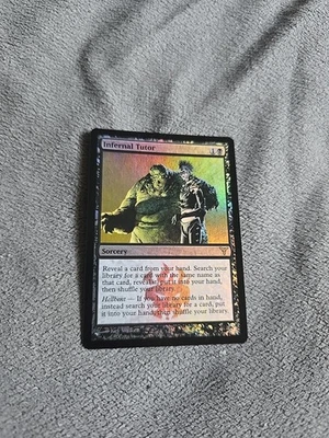 MTG Infernal Tutor - Dissension - Rare Black Card FOIL (very rare card) - Image 1 of 2