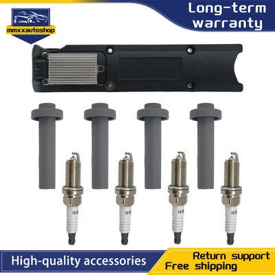 Ignition Coil Module 4 Spark Plugs Fits Chevy Cavalier Malibu HHR Cobalt Classic - Imagem 1 de 4