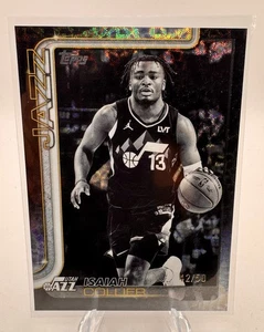 Isaiah Collier 2025-26 Topps Basketball #133 Blackout /50 Utah Jazz - Bild 1 von 2