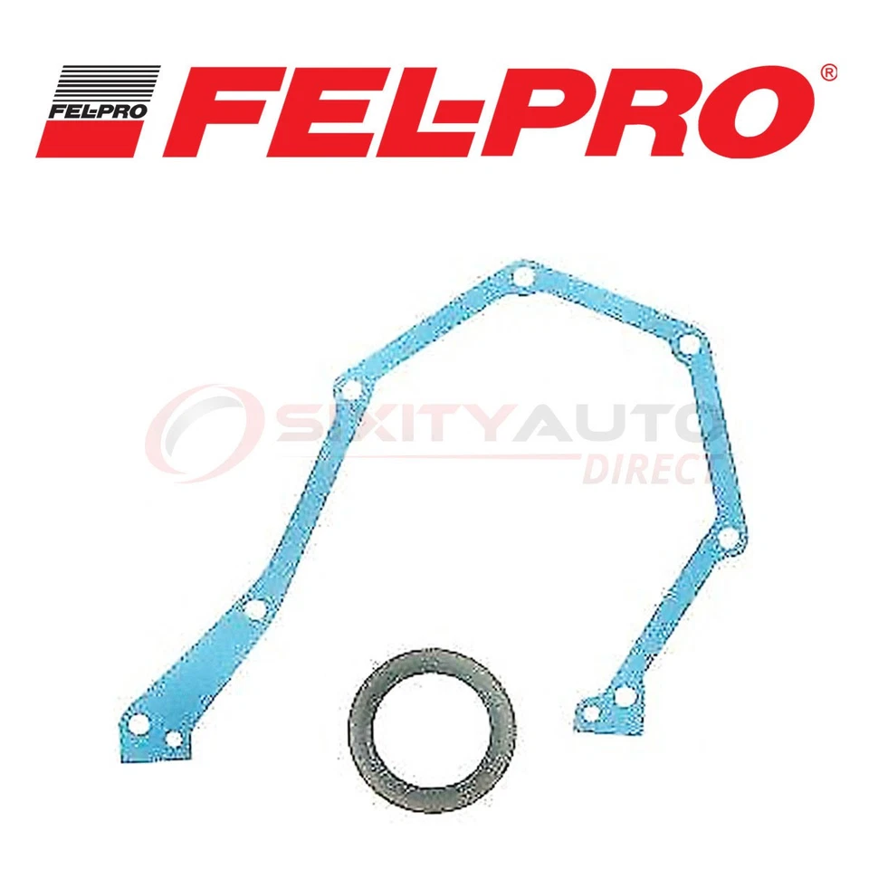 Fel Pro Timing Cover Gasket Set for 1963-1967 Dodge W300 Series 3.7L L6 - gv - Image 1 of 4