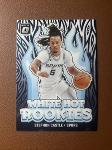 2024-25 Panini Donruss Optic - Stephon Castle #6 White Hot Rookies Spurs (RC) - Picture 1 of 10