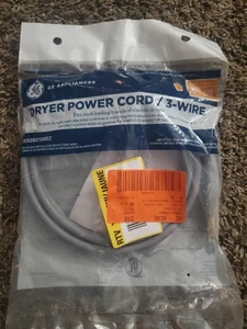 Cable de secadora GE 3 cables universal 30A 4 pies - Imagen 1 de 3