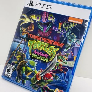TMNT Mutants Unleashed Sony PlayStation 5 PS5 Ninja Turtles - BRAND NEW SEALED - Picture 1 of 9