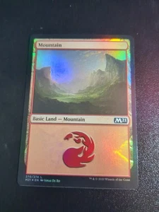 Mountain (270) Core Set 2021 Foil - Picture 1 of 2