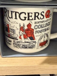 STARBUCKS BEEN THERE SERIES RUTGERS COLLEGE FOOTBALL 14 OZ MUG NEW - Picture 1 of 1