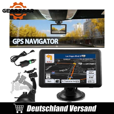 GPS Navigationsgerät für Auto LKW PKW 5 Zoll GPS Navigation 2D 3D Karten 8GB Jzz - Bild 1 von 4