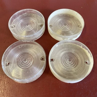 1959 LINCOLN PARKING PARK LIGHT LENS LOT OF (4) LPT-59 - Image 1 of 4