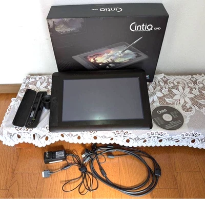 Wacom Cintiq 13HD Creative Pen Display DTK-1300/K LCD Pen Tablet Accessories - Image 1 of 4