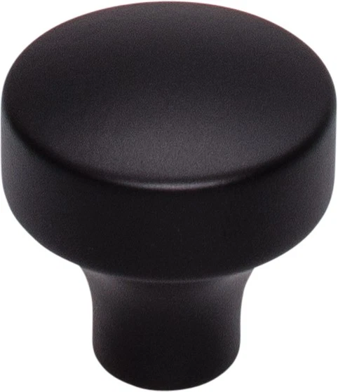 Perillas superiores TK900BLK Kinney perilla 1 1/8 pulgadas - planas negras Foto 1 de 1