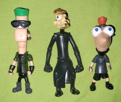 Phineas & Ferb 2nd Dimension Resistance Dr. Doofenshmirtz Figure Lot  - Image 1 of 4