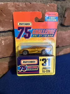 Matchbox-Edizione 1997-75 Sfida-Oro-#31 "Jaguar XJ-220" 1 di 10.000 - Foto 1 di 4