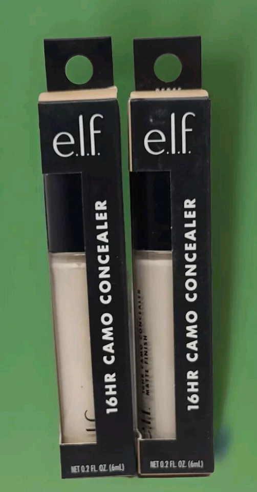 E.L.F. Elf 16HR Camo Full Coverage Matte Concealer 85845 Light Peach 2pcs - Image 1 of 2