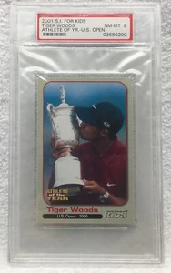 2001 SI For Kids Tiger Woods ** US OPEN ** PSA 8 ** Sports Illustrated - Picture 1 of 2