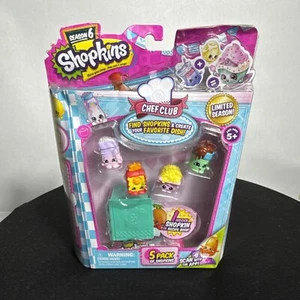 Shopkins Temporada 6 Chef Club Juego Paquete de 5 Juguetes Miniatura Temporada Limitada RARO - Imagen 1 de 4