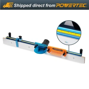 POWERTEC 71655 Deluxe Router Table Fence System 3-1/2" Tall 32" Long - Picture 1 of 8