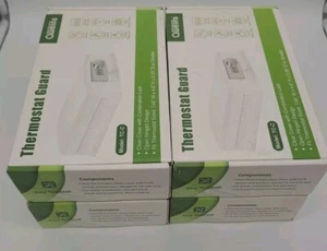 4PK Thermostat Guard, Clear Cover with Combination Lock and Spare Key - Picture 1 of 11