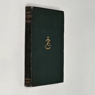 Short Stories, H. Balzac, Modern Library 040 (1925-1929 #4 Binding, Leatherette) - Image 1 of 4