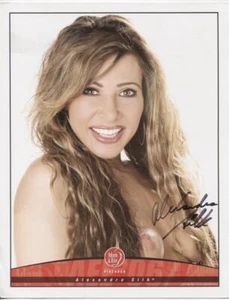 Alexandra Silk Adult Actress Autographed 8.5"x11" Photo w/COA WWE7-147 NUDES - Picture 1 of 2
