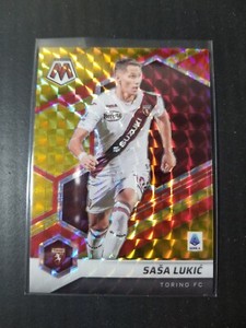 2021-22 Panini Mosaic Serie A Sasa Lukic Gold Prizm /10