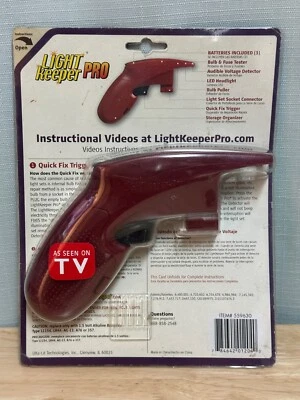 LIGHT KEEPER PRO *COMPLETE TOOL* TO FIX INCANDESCENT CHRISTMAS LIGHT SETS - Image 1 of 2