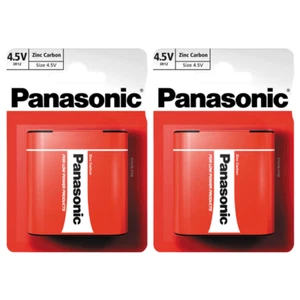Panasonic Zinc Carbon 3LR12 1289 4.5V Batteries x 2 *Long Expiry Date* - Picture 1 of 6