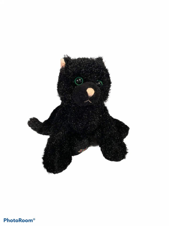 Webkinz Halloween Black Cat Plush Toy 10" - No Code - Image 1 of 4