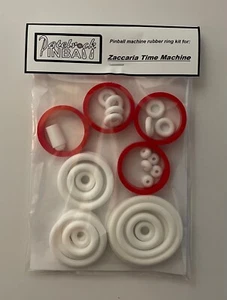 Zaccaria Time Machine Pinball Machine SILICONE / RUBBER Ring Kit - Picture 1 of 6