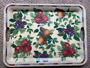 "Melamintablett - Sakura Evolution Obst Doppelgriff Tellertablett 19"" x 14""" - Bild 1 von 2