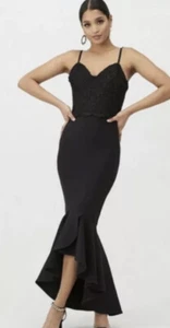 U Collection - Forever Unique Strappy Bandage Dress - Black - size 12 - Picture 1 of 4