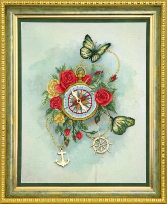 Diy Needlepoint Partial Embroidery "The Way Home". Embroidery Kit Unprinted - Image 1 of 2