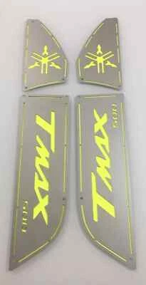 Pedane poggiapiedi Tmax 500 2001/2007 Sfondo Giallo Fluo - Imagen 1 de 3
