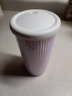 Insulated Tumbler TUPPERWARE 24oz Lavender Travel Cup  w/ Dripless White Lid