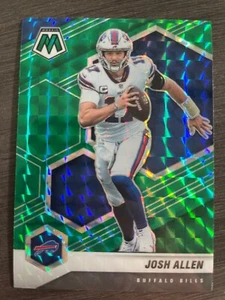 2021 Panini Mosaic Josh Allen Green Mosaic Prizm #26 Buffalo Bills MVP? - Picture 1 of 2