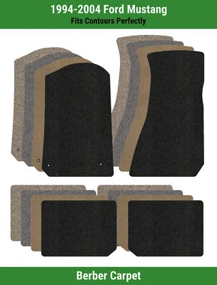 Alfombrillas de fila delantera y trasera Lloyd Berber para Ford Mustang 1994-2004  Foto 1 de 4